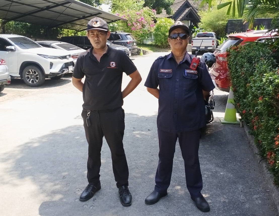 Security guard on site